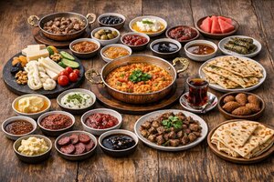Traditional Diyarbakır Breakfast - Southeast Turkish Regional Spread