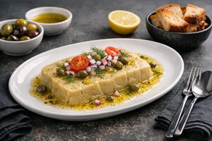 Turkish Fava Bean Pilaki in Olive Oil