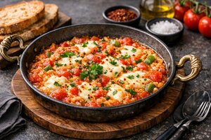 Turkish Feta Scrambled Eggs