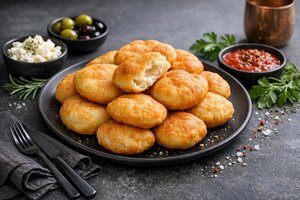 Turkish Fried Dough Pişi - Crispy Golden Pillows