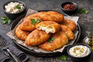 Turkish Fried Dough with Cheese