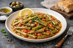 Turkish Green Beans with Olive Oil