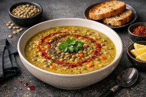 Turkish Green Lentil Soup
