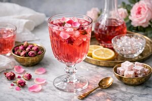 Turkish Rose Syrup - Traditional Floral Drink