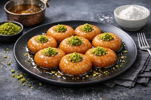Turkish Lady's Navel Dessert - Hanım Göbeği