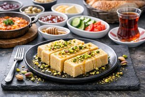 Turkish Tahini Halva Breakfast Spread
