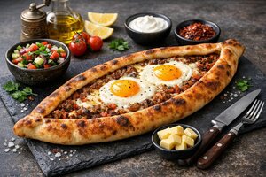 Black Sea Pide with Cheese and Egg