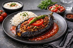 Karnıyarık - Gefüllte Auberginen auf türkische Art