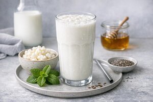 Turkish Kefir Drink - Probiotic Fermented Beverage