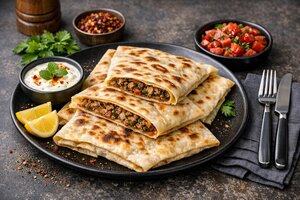 Turkish Meat-Filled Flatbread (Kıymalı Gözleme)