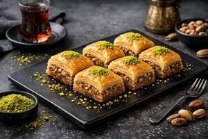 Dry Baklava - Crispy Turkish Pastry with Nuts