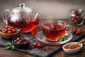 Turkish Rose Hip Tea - Antioxidant Rich Herbal Drink