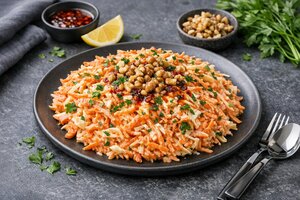 Turkish Cabbage and Carrot Salad with Lemon Dressing
