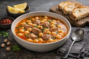 Turkish Lamb and Chickpea Broth