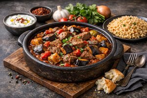 Turkish Lamb and Eggplant Casserole