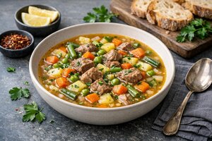 Turkish Lamb and Vegetable Soup