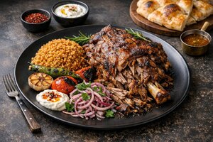 Turkish Lamb Tandır with Roasted Vegetables