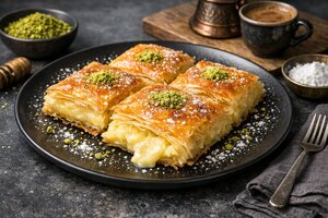 Laz Böreği - Turkish Sweet Custard Pastry
