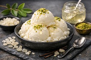 Turkish Mastic Ice Cream (Dondurma)