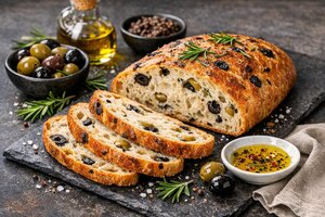 Turkish Olive Bread
