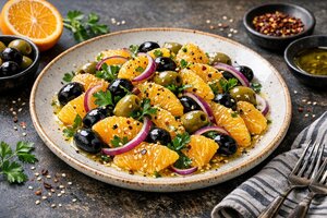 Turkish Orange and Olive Salad