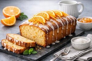 Turkish Orange Cake with Semolina and Syrup