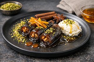 Turkish Candied Eggplant Dessert