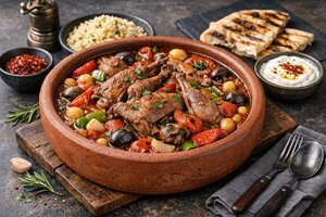 Turkish Pigeon Casserole with Vegetables