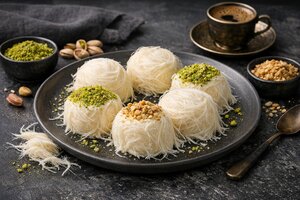 Turkish Cotton Candy Floss Dessert - Pişmaniye