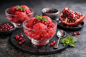 Turkish Pomegranate Sorbet