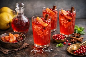 Turkish Quince Sherbet - Aromatic Fruit Drink
