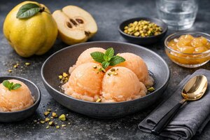 Turkish Quince Sorbet