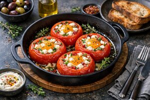 Turkish Roasted Tomato Breakfast