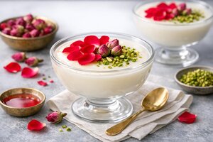 Rose Water Pudding
