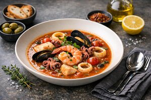 Turkish Aegean Seafood Soup
