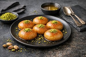 Şekerpare - Türkische Grießkekse in Zuckersirup