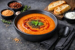 Turkish Tarhana Soup - Traditional Fermented Bulgur Soup