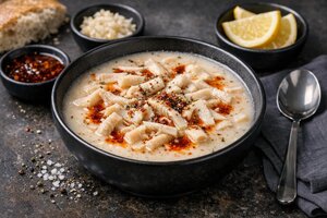 Turkish Tripe Stew with Garlic and Vinegar