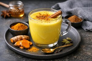 Turkish Golden Milk with Turmeric and Honey