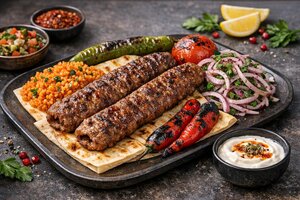 Spicy Urfa Kebab with Ground Lamb and Turkish Spices