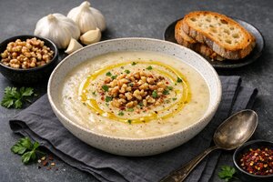 Turkish Walnut and Garlic Soup