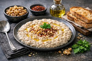 Turkish Walnut Dip with Garlic and Olive Oil