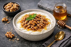 Turkish Walnut Honey Bowl - Cevizli Bal Kasesi
