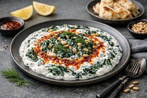 Turkish Yogurt Spinach Dip