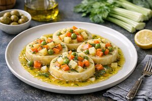 Turkish Braised Celeriac in Olive Oil