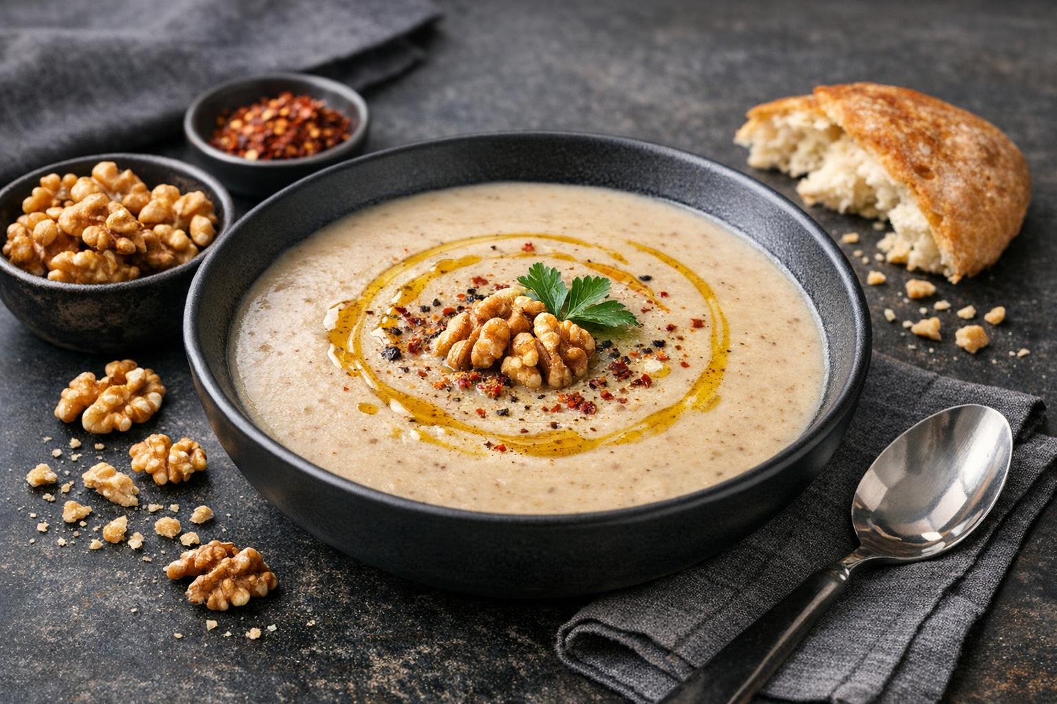 Turkish Walnut Soup